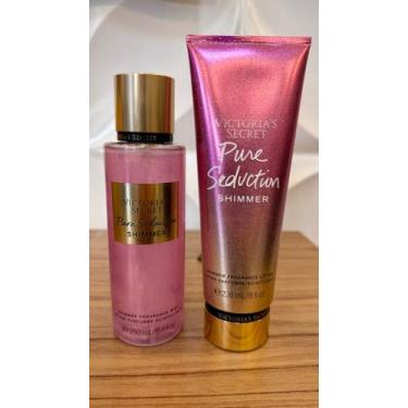 Imagem de Kit Victoria's Secret Pure seduction shimmer hidratante + Body Splash 