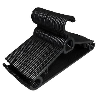 Imagem de Cabides Para Roupas Kit 50 unidades | Cabide Antideslizante Reforçado Multiuso | Contém Porta Gravata, Cinto e Lenço, Gancho para Vestidos| Cabides para Calças, Camisas, Camisetas, Ternos | CSCABIDES