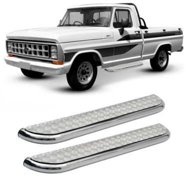 Imagem de Estribo F1000 1987 1988 1989 1990 1991 Cromado Cabine Dupla - Solar