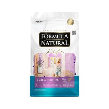 Imagem de Ração Formula Natural Life Gatos Adulto Frango Salmão 7kg
