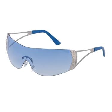 Imagem de Okulary przeciwsłoneczne dla kobiet, mężczyzn, sportowe, rowerowe, plastikowe (C5)