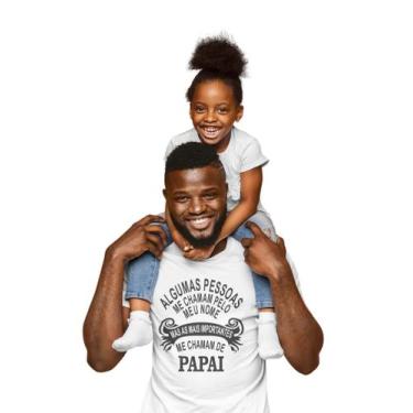 Imagem de Camiseta frase Dia dos Pais Papai engraçada Branca - Del France, G