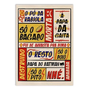 Imagem de Placa Decorativa Engraçado Me Ferrei Frases Populares Fui De Arrasta Poster Quarto Sala