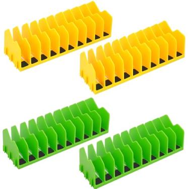 Imagem de Eikovia Organizador de alicates, pacote com 4 organizadores de alicates, organizador de gavetas para cortadores com base de borracha antiderrapante, suporte de alicates para caixa de ferramentas, 40