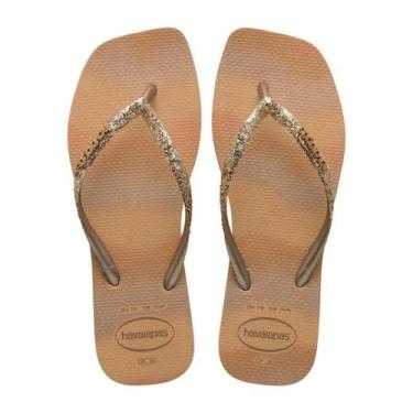 Imagem de Sandalia havaianas slim square glitter party 24.25