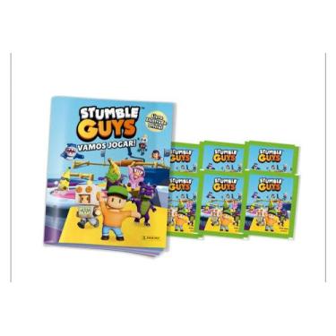 Imagem de Envelope Stumble Guys, Panini = 60 Cromos + Album Cartão