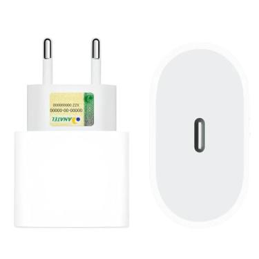 Imagem de Fonte de Tomada USB-C 18W Power Delivery – Carregamento Inteligente e Seguro para iPhone e Outros Dispositivos