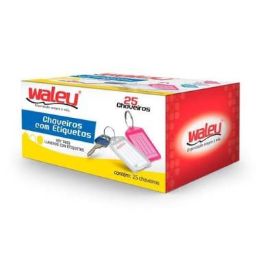 Imagem de Chaveiro Identificador de Chaves Caixa c/ 25 Unidad - Waleu