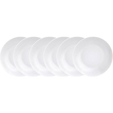 Imagem de Jogo De Pratos Fundos Tramontina Porcelana Leonora 21Cm 6 Pç