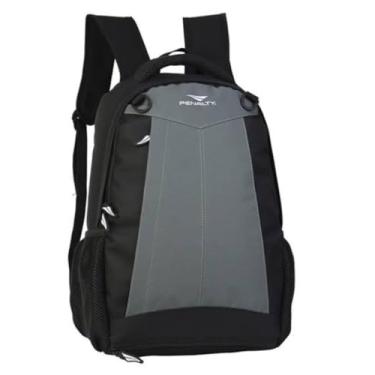 Imagem de Mochila Penalty Treino Futebol Compartimento Bola Frontal (Preto e Cinza 02)
