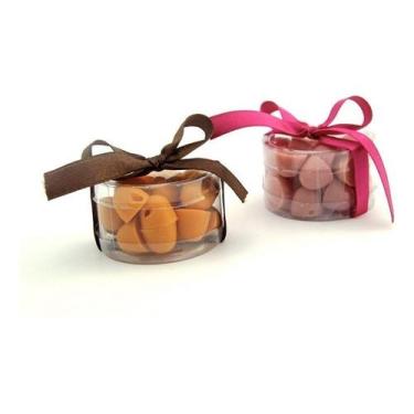 Imagem de Tubo De Acetato 5x3cm Caixa Para Doces Macarons Lembrancinha - San Fel