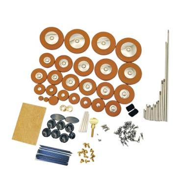 Imagem de menolana Kit de reparo para sax alto, peças de manutenção para sax alto, ferramentas de reparo para saxofone, peças para instrumentos musicais, entusiastas de, Preto