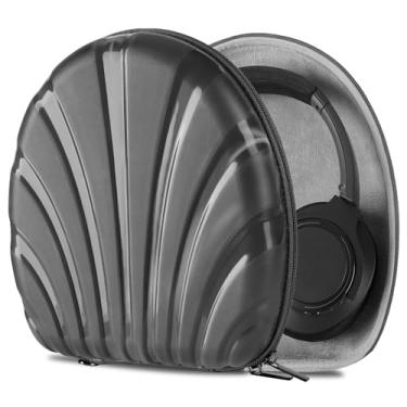 Imagem de Capa de fone de ouvido Geekria para Audio-Technica ATH MSR7, ANC700BT, SR50, SR50BT, SR30BT, WS660BT, DSR7BT, S700BT, bolsa de transporte de viagem, Dark ABS