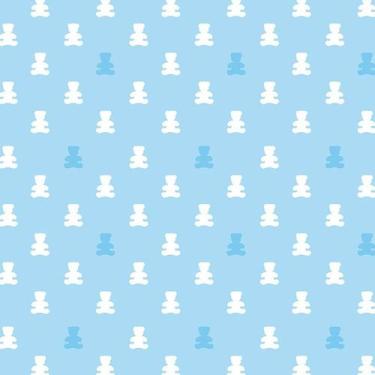 Imagem de Papel de Parede Adesivo Infantil Ursinhos - 061 - Multimpressão