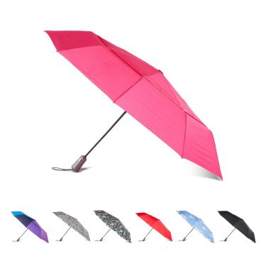 Imagem de totes Guarda-chuva dobrável masculino e feminino com proteção solar à prova de vento e fechamento automático, Azalea, 43" Canopy