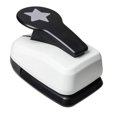 Imagem de UGPLM Furador de papel para scrapbook, furador de papel para crianças, manual para artesanato com cartões, projetos DIY, papéis para festivais, fabricação, Estrela de Cinco Pontas