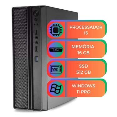 Imagem de Computador Pc Slim I5 3 Geração 16 Gb Ssd 512 Gb Win 11 Pro - Multipc