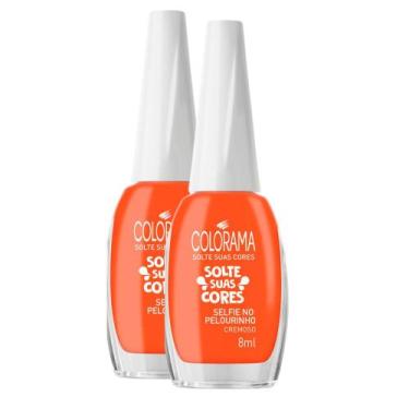Imagem de Kit 2 Esmalte Colorama Solte Suas Cores Cor Selfie no Pelourinnho Crem