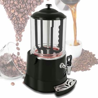 Imagem de Máquina De Chocolate Com Derretimento Grande, Máquina De Misturador De Chocolate Quente Com Chocolate Quente Comercial, Bebida Quente Mais Quente Com Torneira