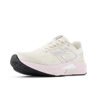 Imagem de New Balance Tênis de corrida feminino FuelCell Propel V5, Linho/granito rosa/sal marinho, 12 Wide