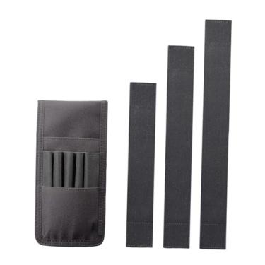 Imagem de predolo Suporte para caneta com elástico, porta-lápis, portátil, multifuncional, ajustável, estojo para caneta, para capa dura, diários, pastas