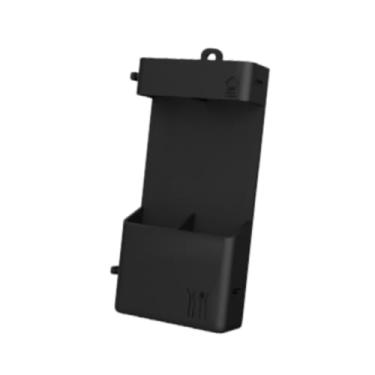 Imagem de IEUDNS Suporte de parede para pauzinhos de silicone com escorredor, suporte para utensílios de cozinha, para talheres, pincel de maquiagem, escova de dentes, Preto