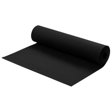 Imagem de AMZQNART Espuma EVA de 5 mm, espuma de cosplay 40,66 x 74,9 cm preta, para projetos de artesanato, fantasias de cosplay, armas falsas, decorações, Natal, Páscoa, Ação de Graças, etc., alta densidade