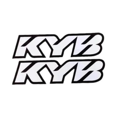 Imagem de Adesivos Impermeáveis Para Amortecedores De Motocicleta 2PCS Decalques