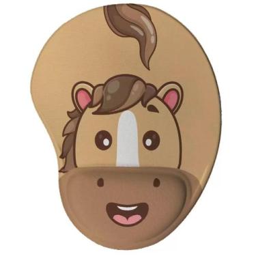 Imagem de Mouse Pad Ergonômico - Cavalo Fofo Kawaii - Geek Vip