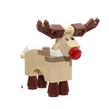 Imagem de LEGO Holiday MiniFigure Animal - Rena (Rudolph com Nariz Vermelho) 10245