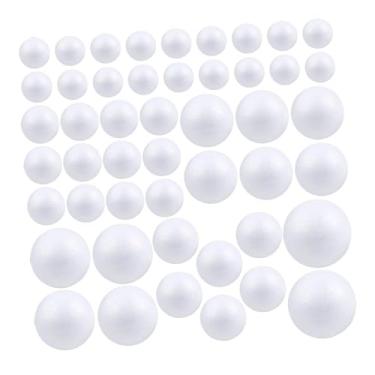 Imagem de Sclmgo 126 Peças de Bolas de Espuma para Artesanato Infantil, Decorações Coloridas, Materiais Escolares, Projetos DIY E Lembrancinhas de Festa, 48 Unidades