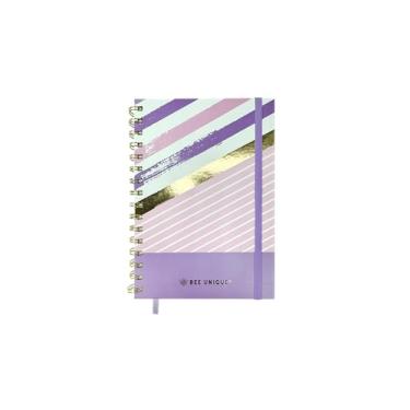 Imagem de Caderno A5 Enjoy - Capa Dura/Espiral/Fechamento Com Elástico/Pautado/ 80 Folhas