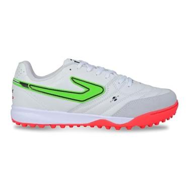 Imagem de Chuteira Topper Maestro Pro V Scty Branco/Verde/Coral,39