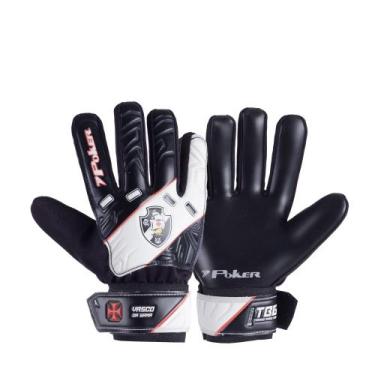Imagem de Luva de Goleiro Training Poker Junior Clube Vasco da Gama, Pt, Br, Vm,