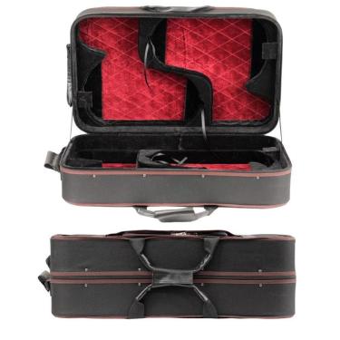 Imagem de Estojo Orquezz Quadrado De Madeira Para 4 Violinos 4/4