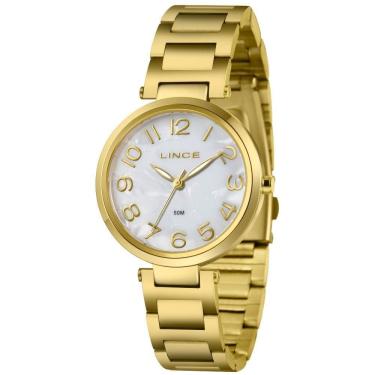 Imagem de Relógio Feminino Lince Dourado LRGM031L36 B2KX
