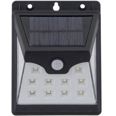 Imagem de Luminária Led Solar Com Sensor 6500k 4 Watts 230 Lumens - 9662 - Gaya