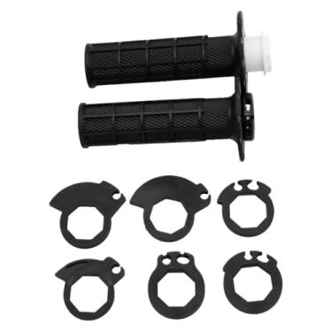 Imagem de Pegas de motocicleta 7/20.3 cm 22 mm Grip The Snap-on Cam Dirt Bike Handlebar Parts (preto)