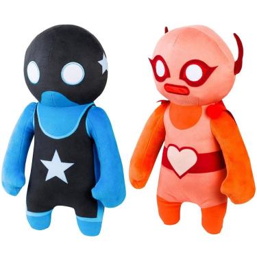 Imagem de Gang Beasts Vermelho e Azul Wrestler Plush 2pk 12 "Personagem