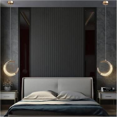 Imagem de Lustre Lustre de Cristal Lustre de Lua Lustre Nórdico Iluminação Interior Arte Luminária de Teto Sala de Estar Decoração Casa Quarto Cabeceira Luminária Pendente Iluminação Luminárias