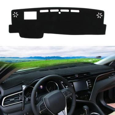 Imagem de Capa de painel YOFAMO para Toyota Camry 2018-2022 com HUD Black