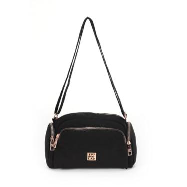 Imagem de Bolsa Feminina Transversal Cor:Preto