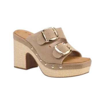 Imagem de Tamanco Salto Bloco Plataforma Bebecê T5110-129 (Cinzenta, BR, Adulto, Numérico, 37)