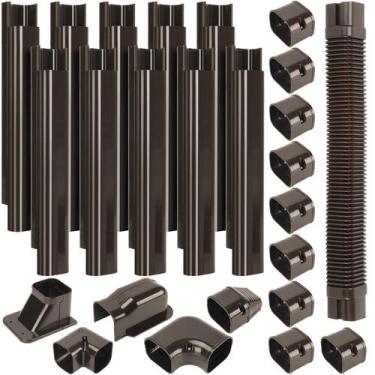 Imagem de Kit de capa BEWAVE Mini Split Line 7,6 cm L x 4,9 m L marrom