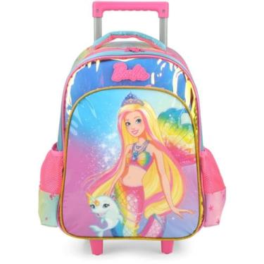Imagem de Mochila Infantil Com Rodinha Barbie Gd Vd - 95635