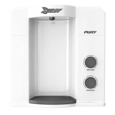 Imagem de Purificador de água Leaf Pury branco refrigerado 220V