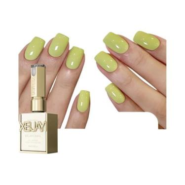 Imagem de Esmalte Em Gel Amarelo Brilhante 15ml Sem Necessidade De Limpeza, Idea