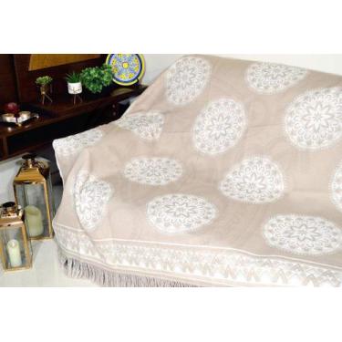 Imagem de Manta de Sofá Jacquard Rústico Dupla Face - Catarine - Arte & Tear