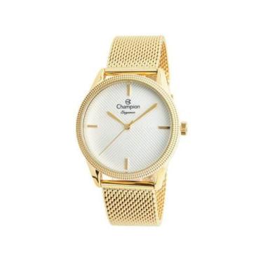 Imagem de Relógio Feminino Champion Analógico Elegance - CN24397H Dourado