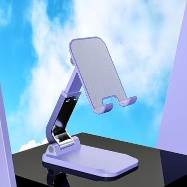 Imagem de Suporte dobrável para celular, totalmente ajustável, dobrável, base compatível com telefone 16 15 14 13 12 11 Pro Xs Max Xr X 8, Nintendo Switch, todos os telefones